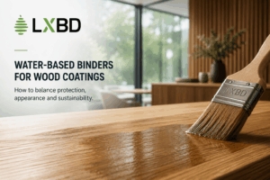water-based binders for wood coatings
